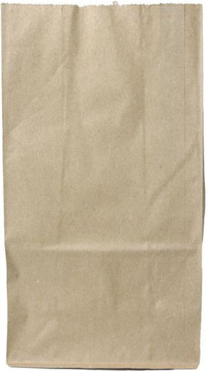 Rosenbloom - 12" x 7" x 17", 1/6 Brown Paper Barrel Bag, 500 Per Bundle - 1271705000