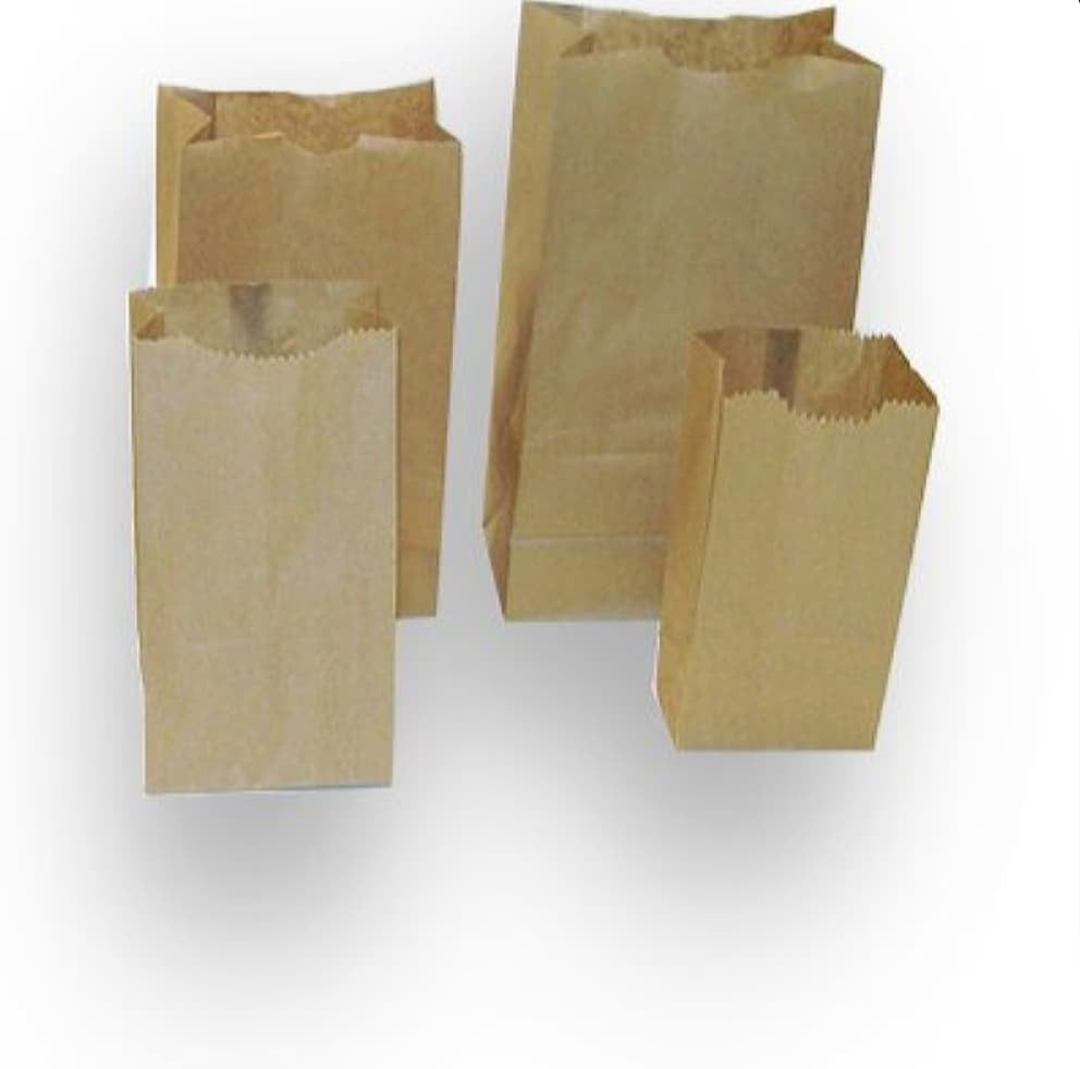 Rosenbloom - 1/2lb Plain Brown French Fry Bag, 1000/cs - 108050FF00