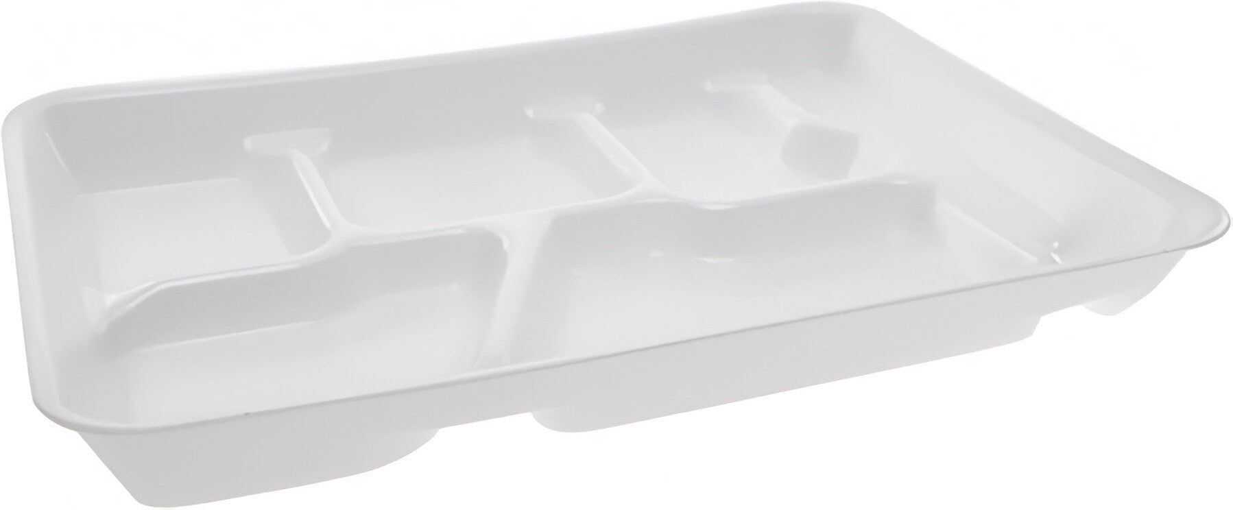 Pactiv Evergreen - 6 Compartment Foam Lunch Tray/Plates, 500/Cs - 0TH10601SGBX