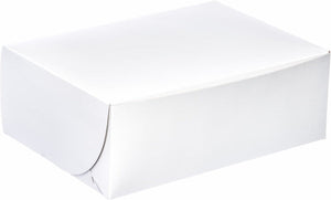 EB Box - 14" x 14" x 6" White Cake Boxes, 50/Bn - 100330