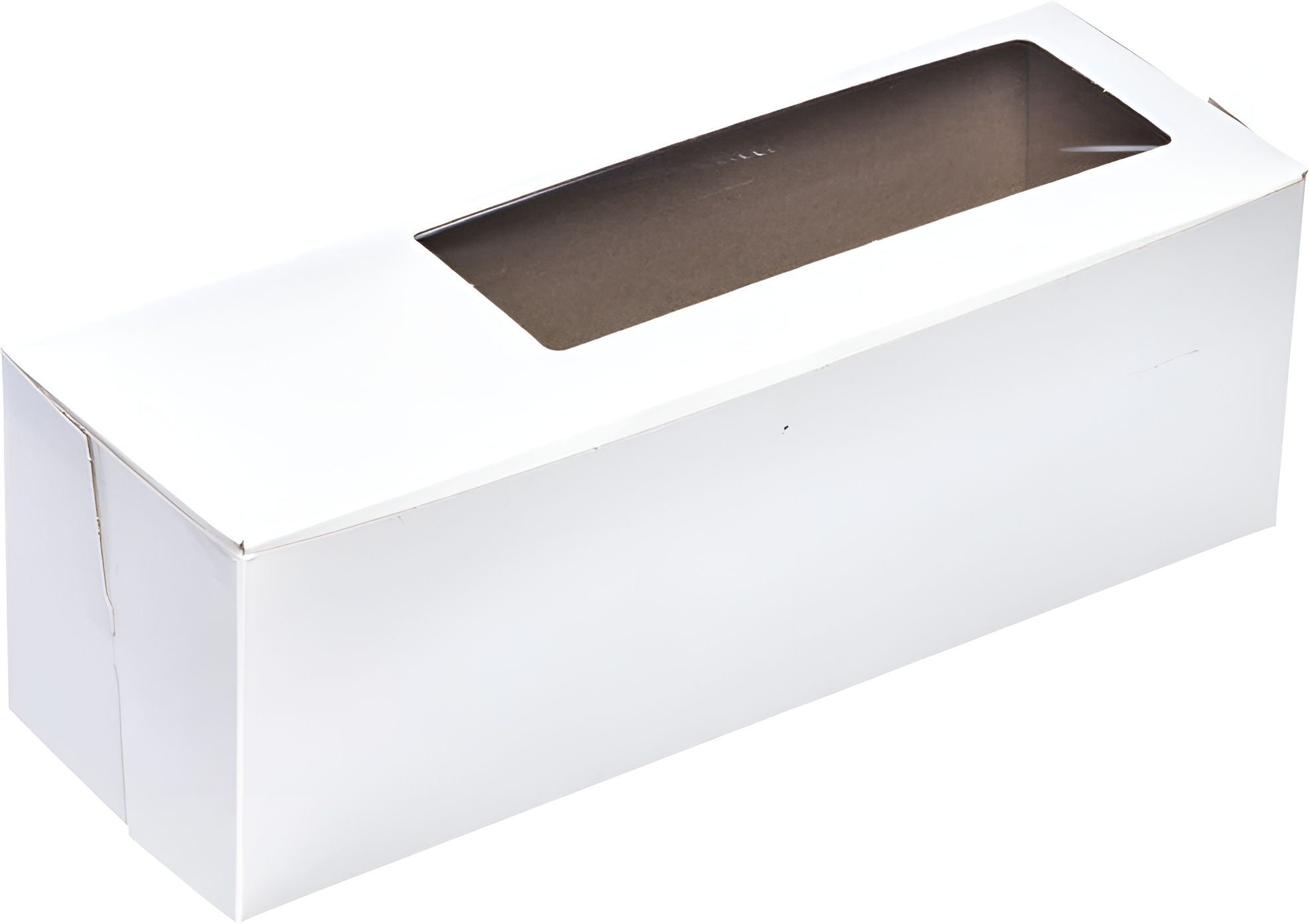 EB Box - 15" x 5" x 5" White Cake Boxes, 100/bn - 100332