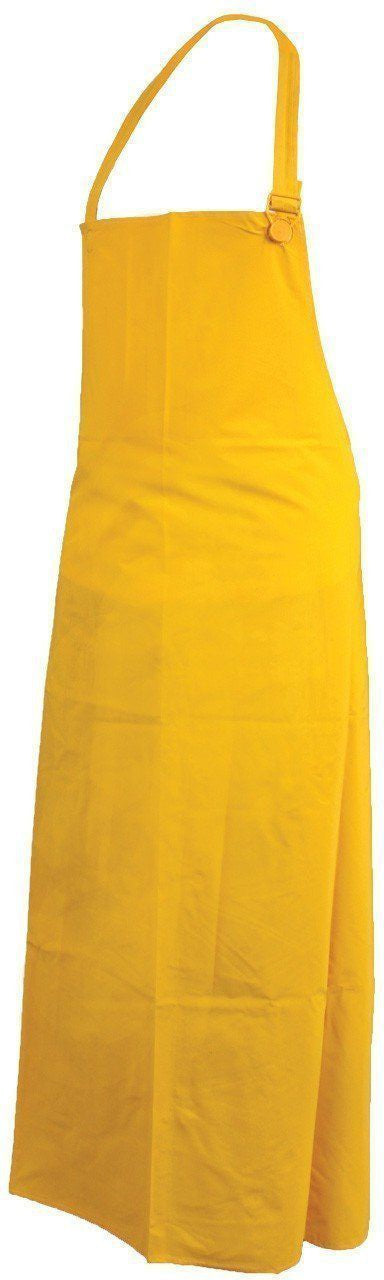 Forcefield - 36" x 45" Yellow CFIA Approved Polyester Apron - 021-P3645