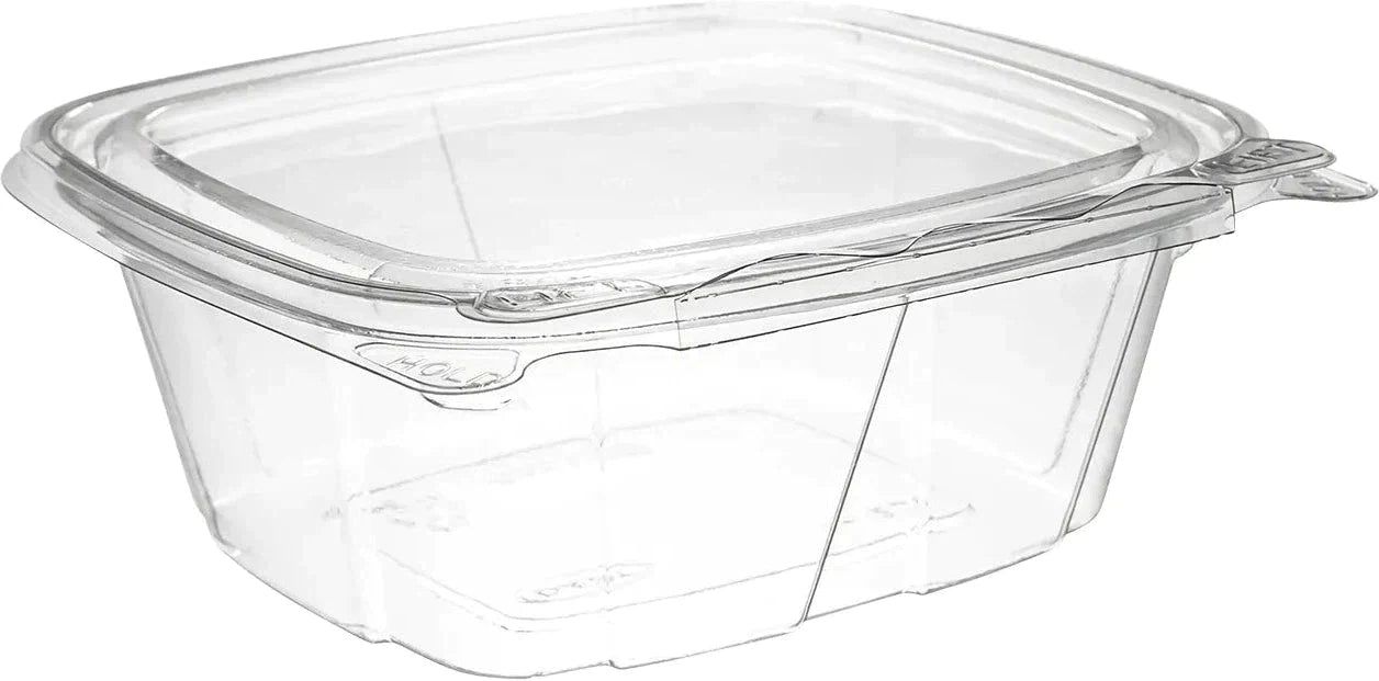 Dart Container - 12 Oz PET Plastic Tamper-Evident/Resistant Container With Clear Flat Lid, 200/Cs - CH12DEF