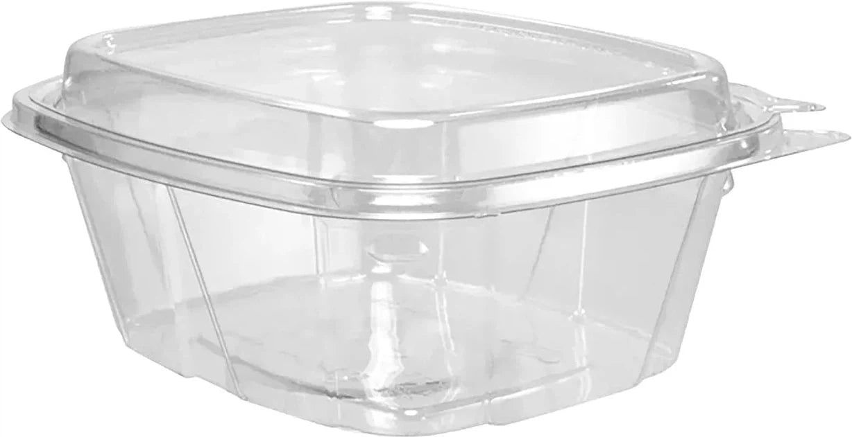 Dart Container - 16 Oz PET Plastic Tamper-Evident/Resistant Container with Clear Dome Lid - CH16DED