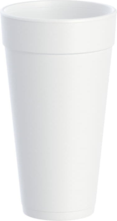 Dart Container - White 24 Oz Foam Cups, 500 Per Case - 24J24