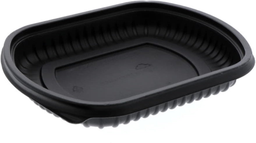 Pactiv Evergreen - 16 Oz Black Rectangle Takeout Container Base Medium Microwavable, 252/Cs - 0CN846160000