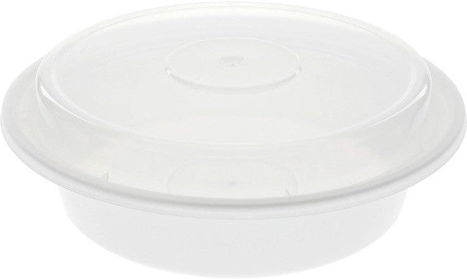 Pactiv Evergreen - VERSAtainer 24 Oz Round Takeout Container and Lid Combo, 150/Cs - NC723