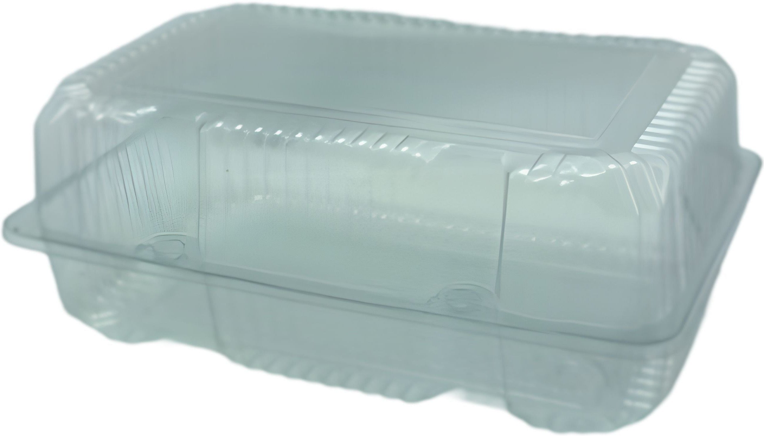 Pactiv Evergreen - 11'' X 8'' X 2.625'' Clear, PET Hinged Lid Bakery Container, 125/Cs - YTV0257P
