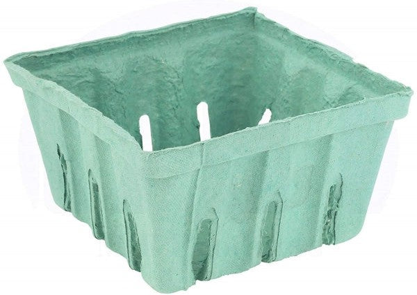CKF Inc. - 1.5 Green Pulp Produce Bagasse Packaging Tray, 200/Cs - 44133