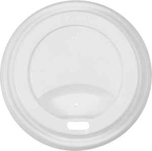 Dart Container - White Plastic Dome Lid Fits with 8 Oz Plastic Cups, 1000/cs - LTG508