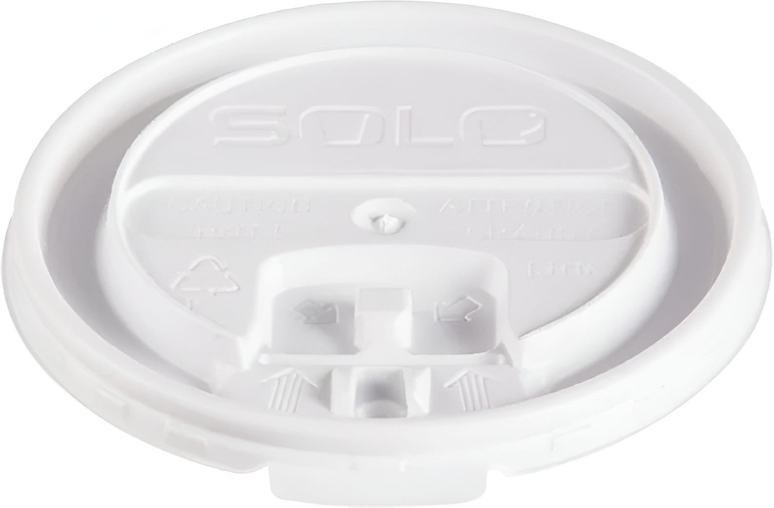 Dart Container - White Lift & Lock Travel Lid for Paper Hot Cups, 2000/cs - LH16W-00007