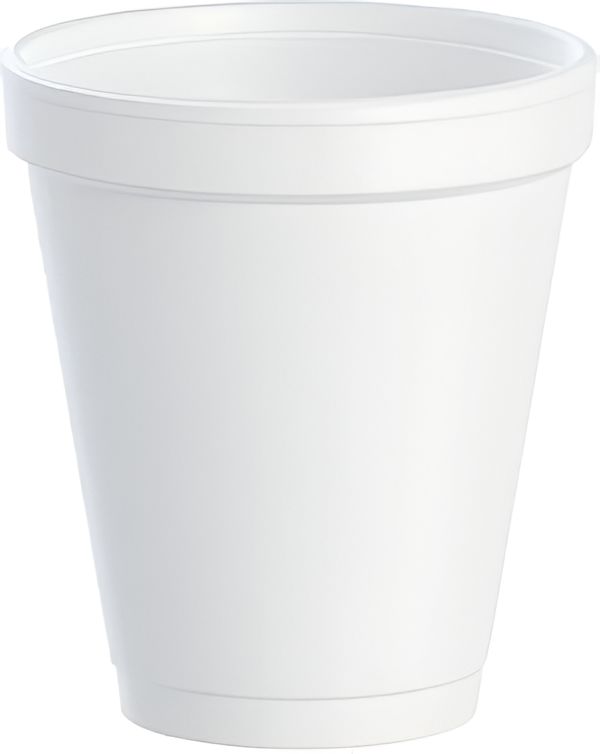 Dart Container - 6 Oz White Foam Cups, 1000/Cs - 6J6