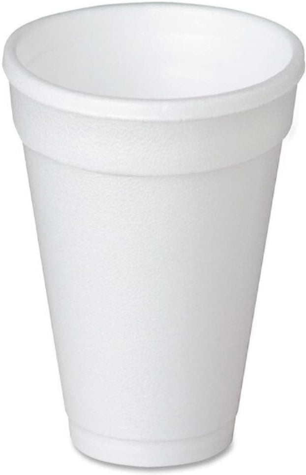 Genpak - 16 Oz Plain Foam Cups, 500/Cs - 160M