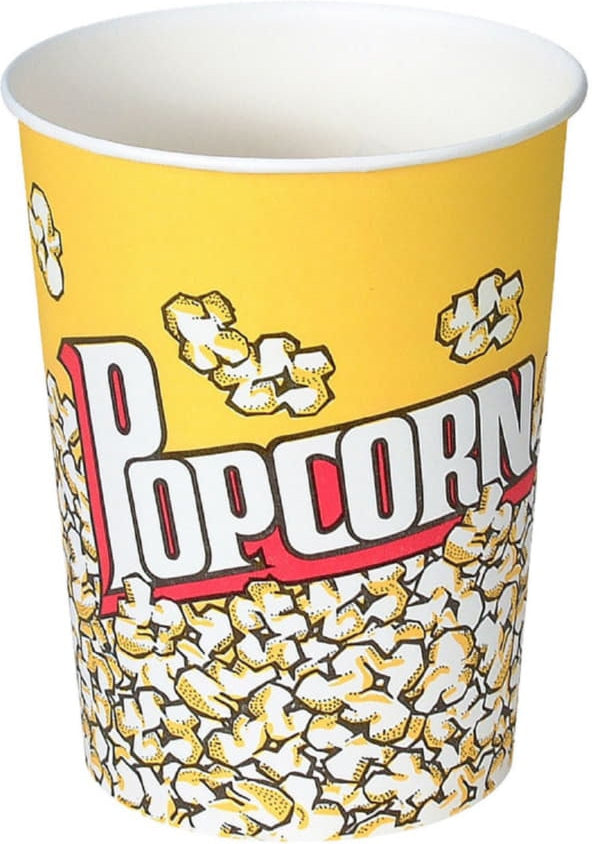 Dart Container - Solo Popcorn Print 32 Oz Grease-Resistant Cold Paper Cups, 500/cs - V32-00061