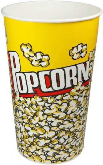 Dart Container - Solo Popcorn Print 64 Oz Grease-Resistant Paper Cups, 360/cs - VP64-00061