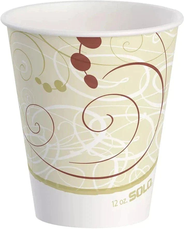 Dart Container - 28 Oz Solo Symphony Design Waxed Cold Paper Cups, 480/Cs - RP28NP-J8000