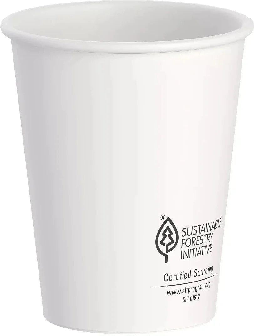 Dart Container - 12 Oz ThermoGuard Insulated Paper White Double Walled Hot Cup, 600/Cs - DWTG12W