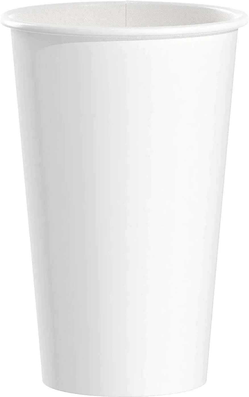 Dart Container - 20 Oz SSP Paper White Hot Cup, 600/Cs - 420W-2050