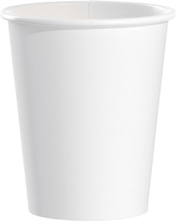 Dart Container - 4 Oz Solo White Tall Paper Hot Cups, 1000/Cs - 374W-2050