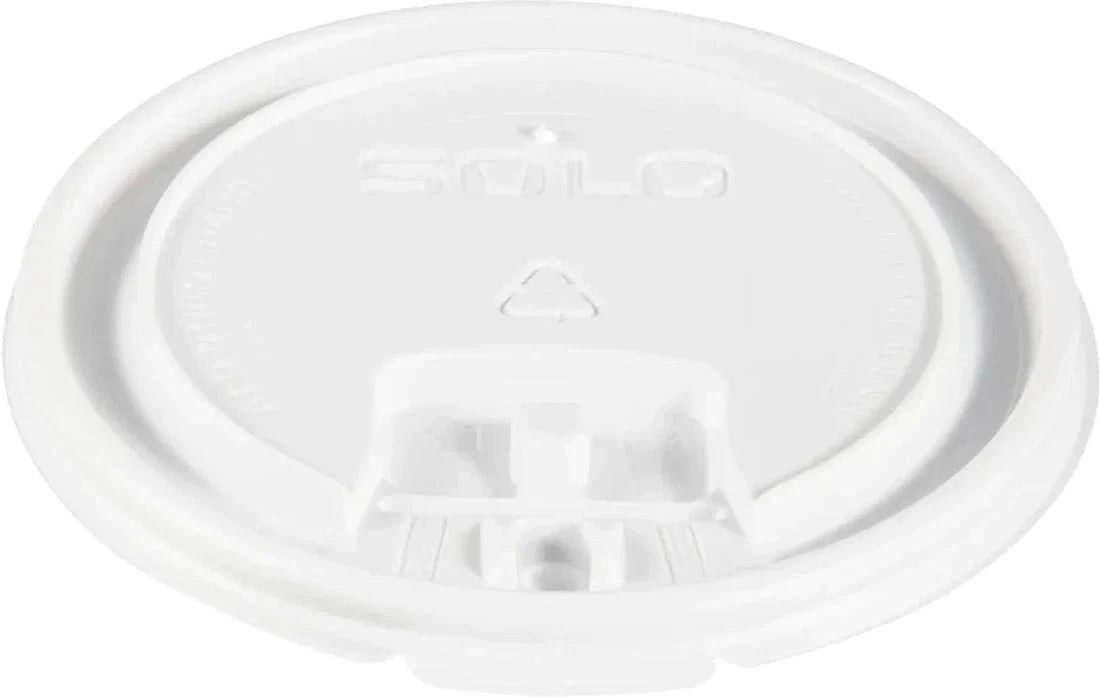 Dart Container - White Lift Back "n' Lock Tab Lid fits 10 - 24 Oz Paper Hot Cups, 1000/Cs - LB3161-00007