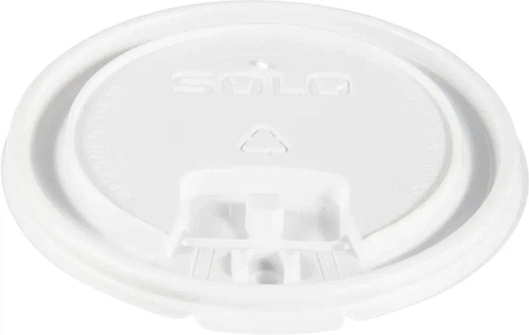 Dart Container - White Lift Back "n' Lock Tab Lid fits 10 - 24 Oz Paper Hot Cups, 1000/Cs - LB3161-00007