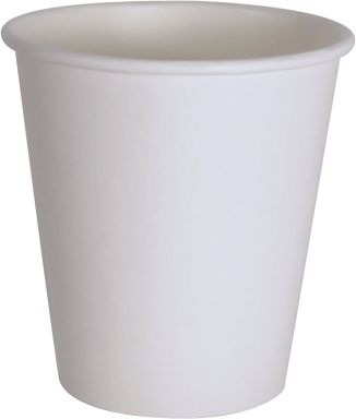 YesEco - 10 Oz White Paper Coffee Hot Cup, 1000/Cs - HOT10W
