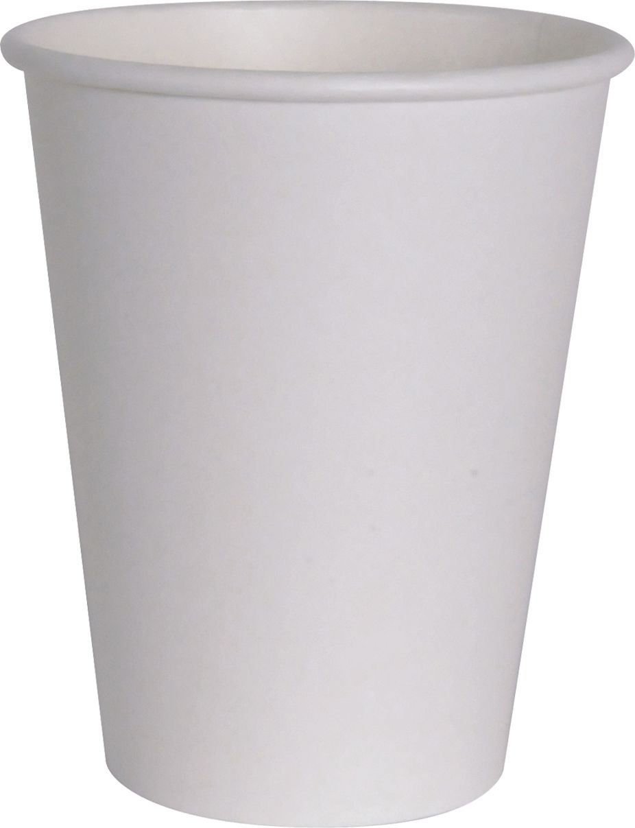 YesEco - 12 Oz White Paper Coffee Hot Cup, 1000/Cs - HOT12W