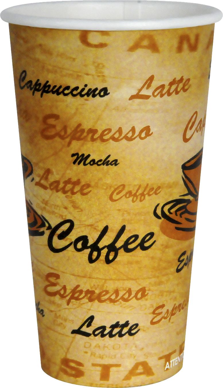 YesEco - 20 Oz Paper Hot Cup, 500/Cs - HOT20CUP