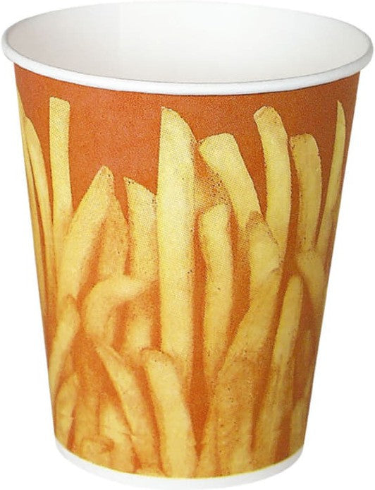 Dart Container - Solo Grease-Resistant 16 oz French Fry Paper Cups , 1000/cs - GRS16-00021