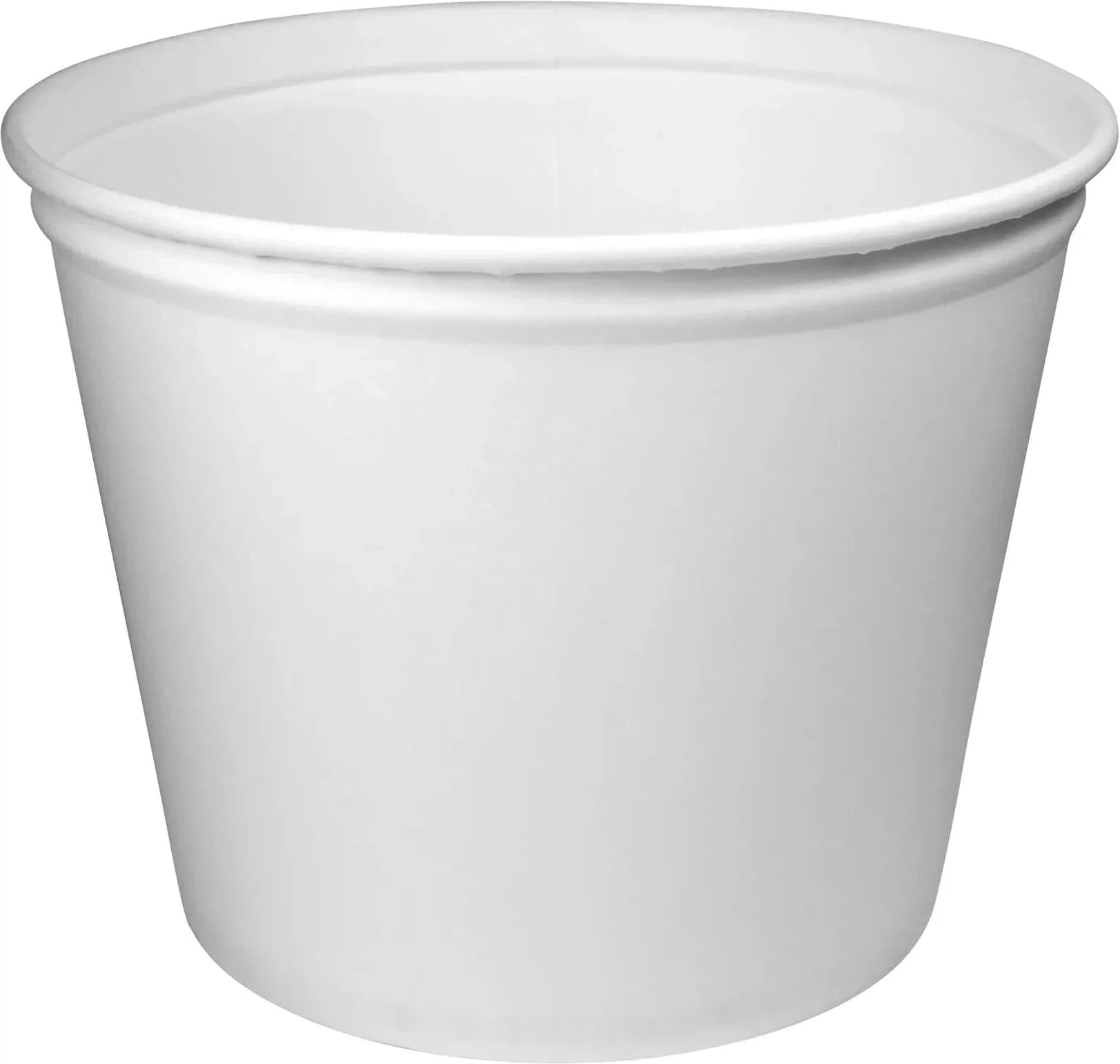 Dart Container - 83 Oz Non-Coated White Paper Tub Bucket, 100/Cs - 5T1-N0195