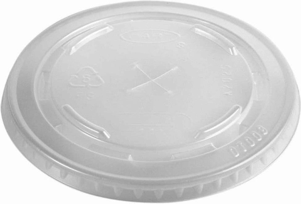 Dart Container - Conex Translucent Straw Slot Lid Fits For 16 Oz And 24 Oz ClearPro Plastic Cups, 1000/Cs - L24