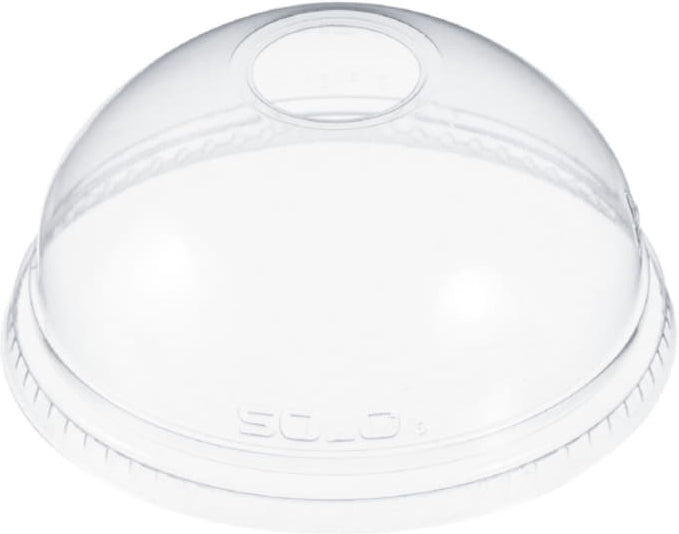 Dart Container - 16 Oz Clear Dome Lid 1in Hole Fits - 24 oz Plastic Cups, 1000 Per Case - DLR626