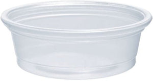 Dart Container - 1/2 Oz Solo Souffles Translucent Plastic Portion Cups, 2500/Cs - 050PC