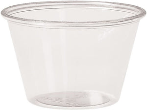 Dart Container - 4 Oz Solo Ultra Clear Souffles Plastic Portion Cups, 2500/Cs - T400-0090