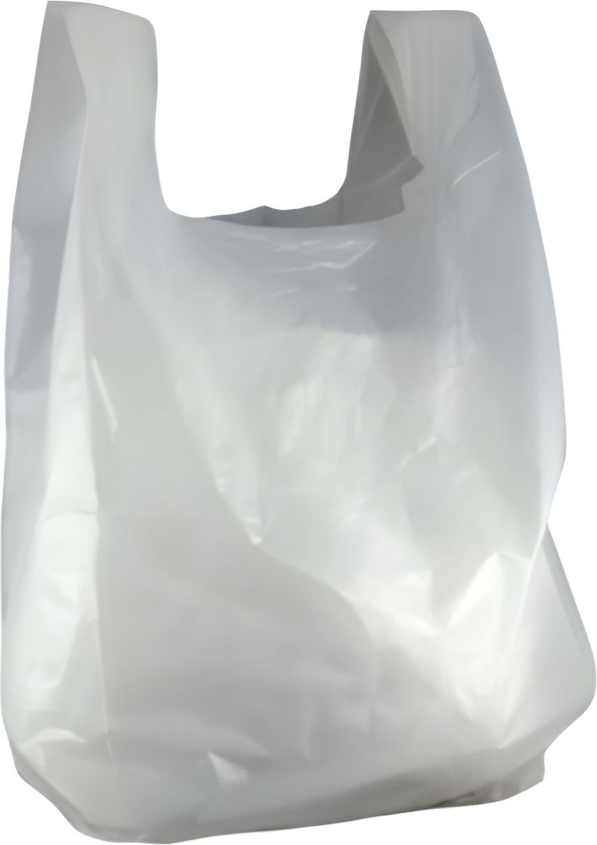 Petro Plastics - 9" x 8" x 18" S1 LD Clear Shopping Bag - 0308591
