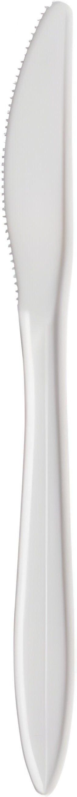 Dart Container - Medium Weight Style Setter White Cutlery Knife, 1000/Cs - MUWK-0007
