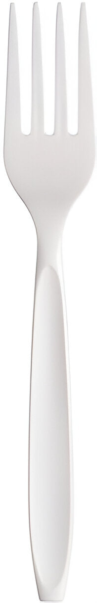 Dart Container - Reliance White Medium Weight Individually Wrapped Cutlery Fork, 1000/Cs - RSWF-0007
