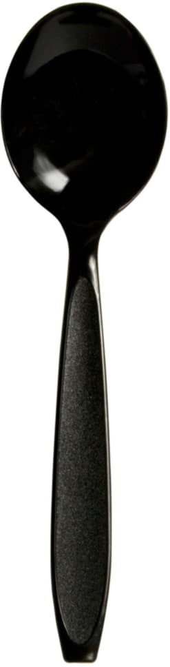 Dart Container - Impress Black Heavy Weight Soup Spoon Cutlery, 1000/Cs - HSKS-0004