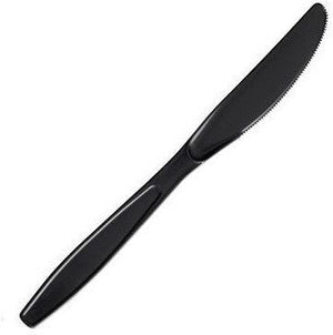 Dart Container - Black Plastic Knives Cutlery, 1000/Cs - 10009