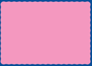 Sanfacon - 9.5" Baby Pink Placemat, 10 X 100/cs - 6153