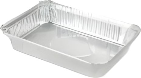Western Plastics - 1.5 lb Oblong Shallow Foil Container, 500/Cs - 5708