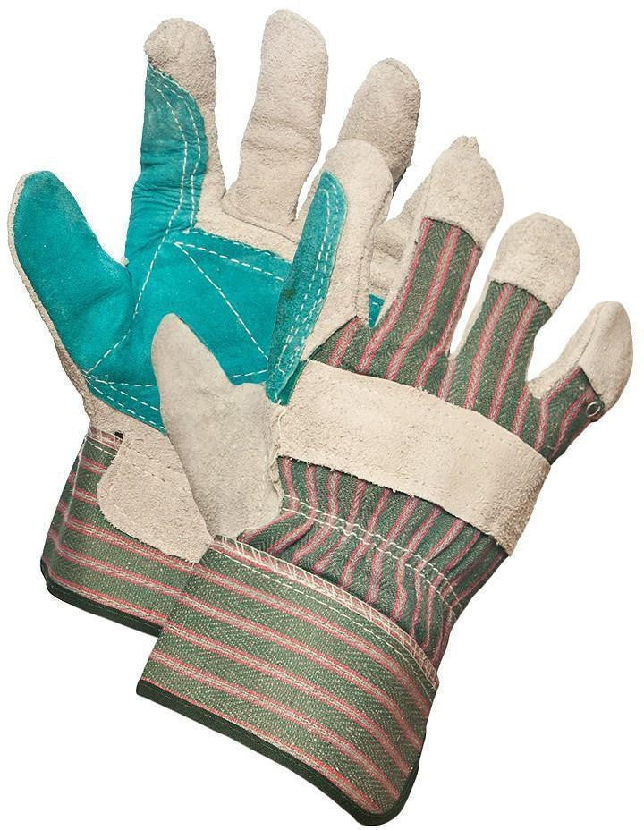 Forcefield - Split Leather Double Palm Fitters Work Gloves - 015-02524