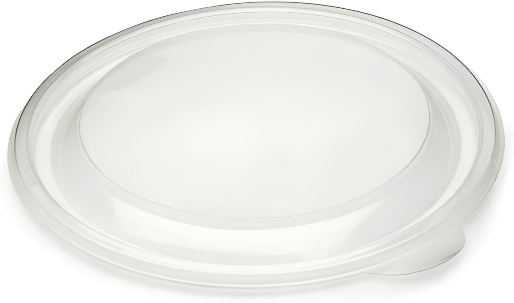 Sabert - FastPac 24 Oz Clear Vented Lid fits with Round Plastic Bowls, 500/Cs - 56024B300