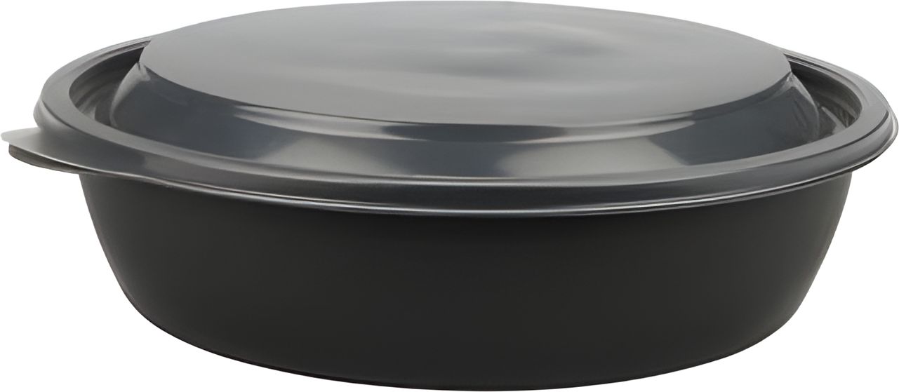 Sabert - Clear Round Dome Lid Fits For 77024B, 77032B Plastic Bowls, 300/Cs - 52771B300