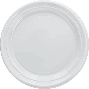 Dart Container - 6" White Plastic Plates, 1000/cs - 6PWF