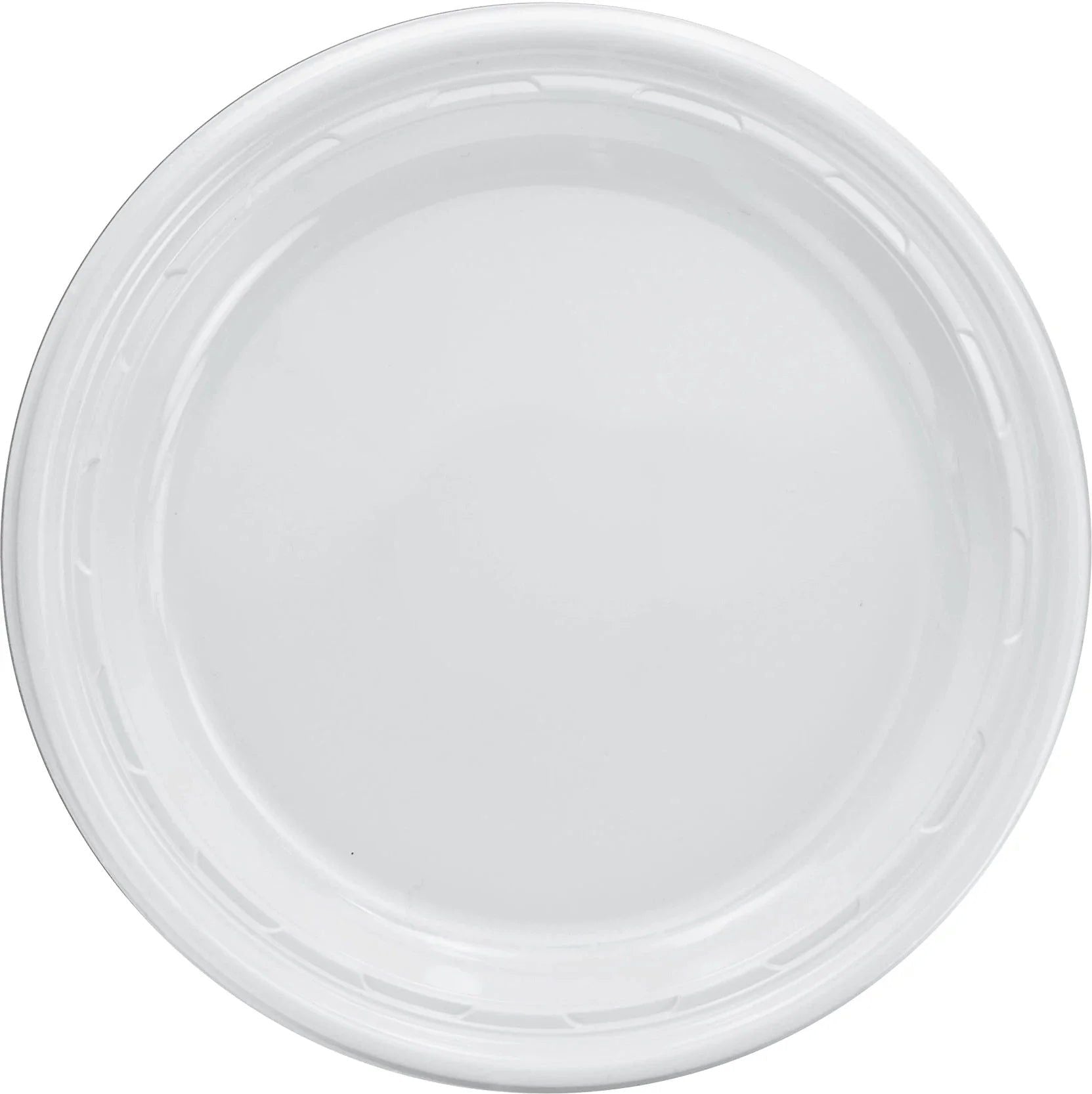 Dart Container - 9" White PS Plates, 500/cs - 9PWF