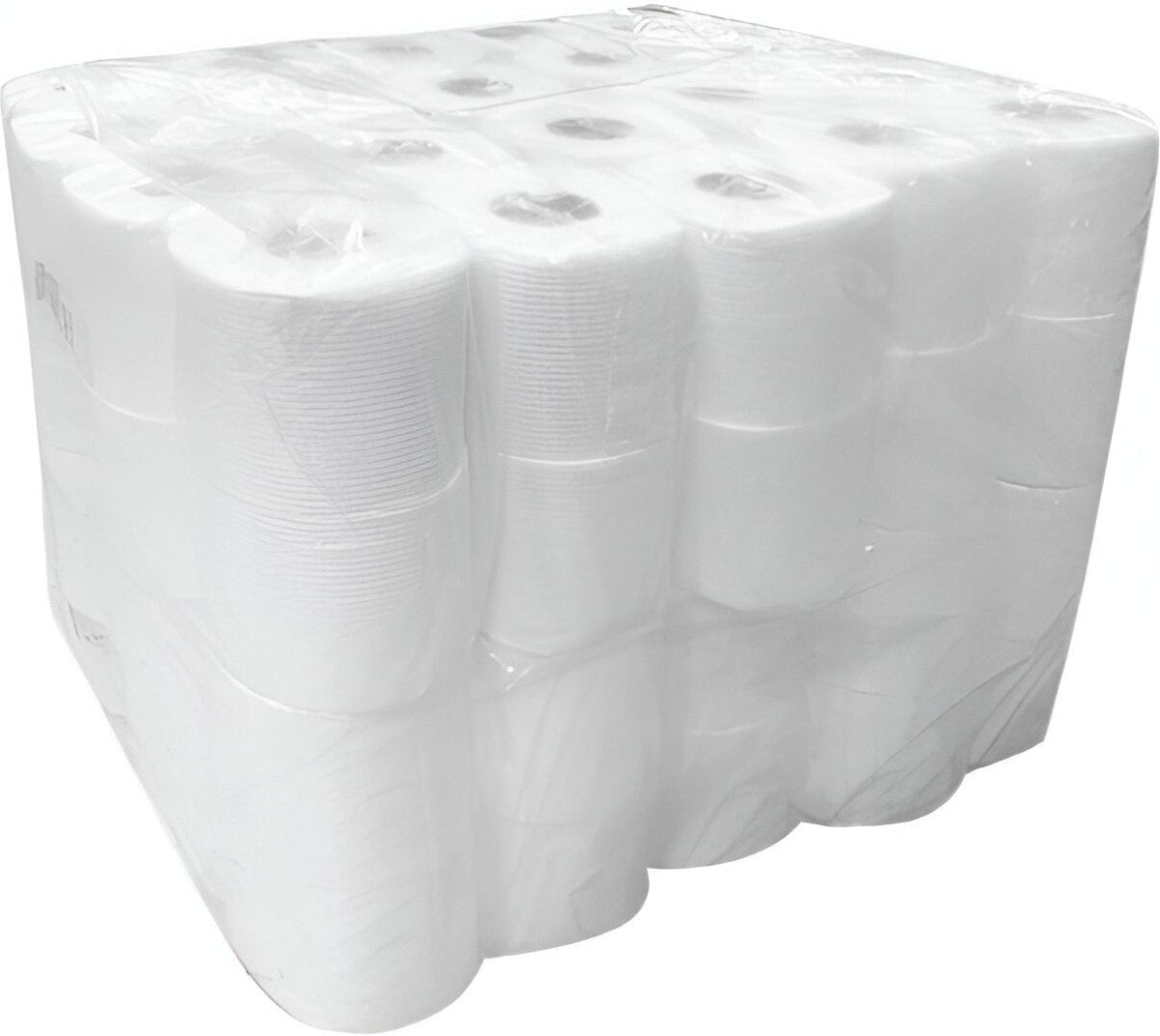 TISA - 2 Ply White Unprinted Retail Bath Tissue, 80rl/cs - 266121