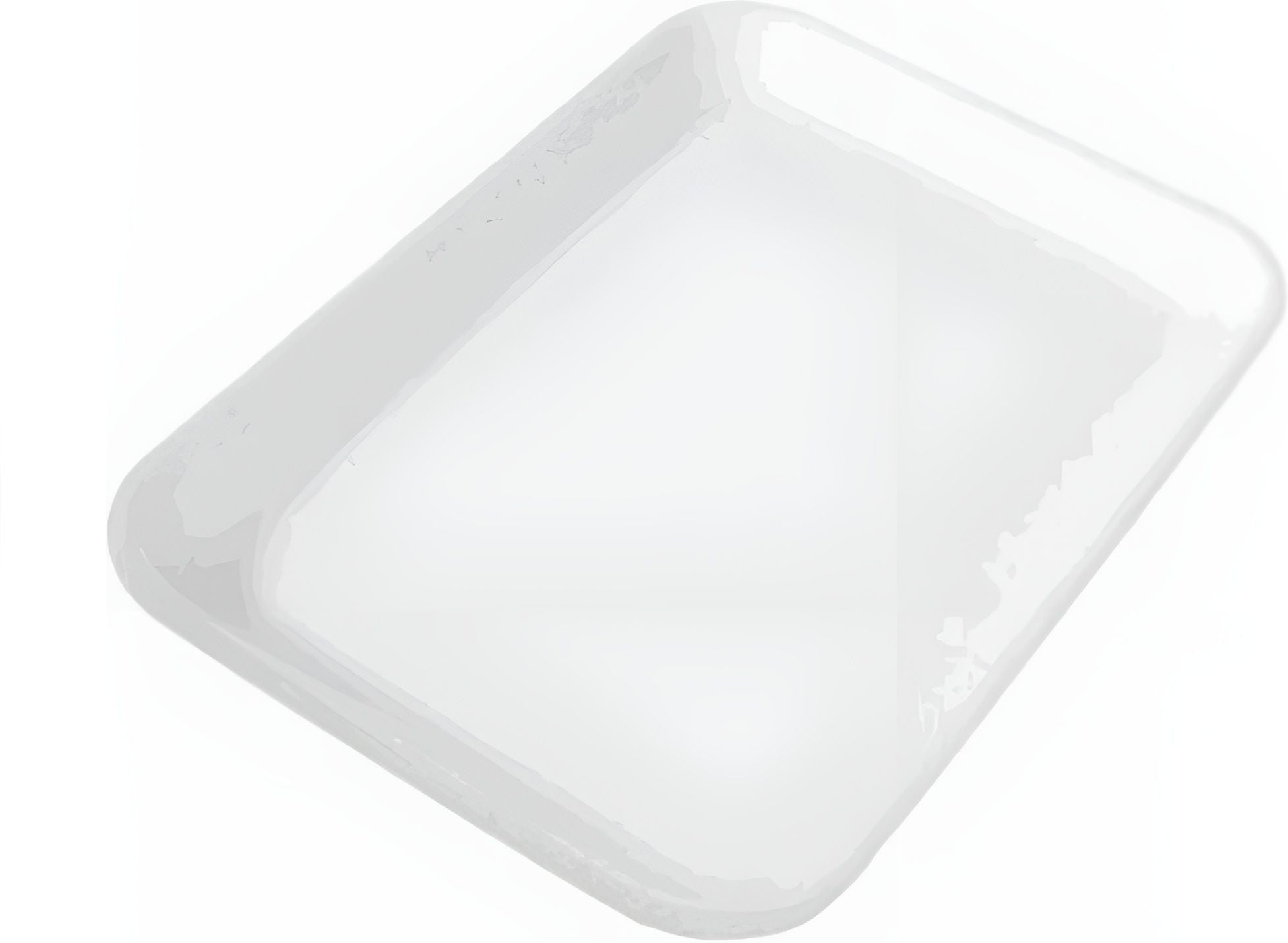 Dyne-A-Pak Inc. - 8.25" x 5.75" x 0.62" 2S/32 White Foam Meat Trays, 500 Per Case - 201002SW00