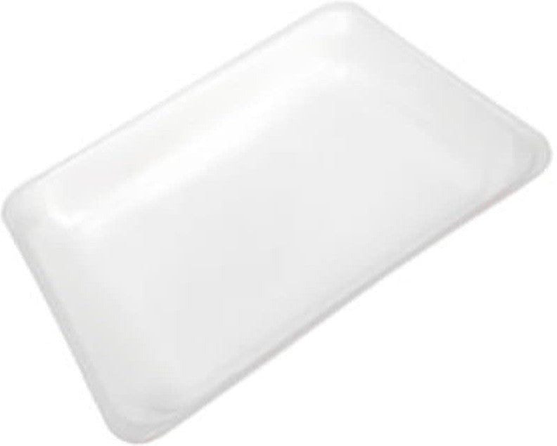 CKF Inc. - 8DP 8.3" x 10.5" x 1.6" White Foam Tray, 200/cs - 88151