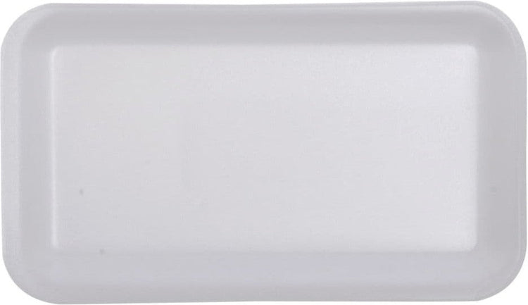 Dyne-A-Pak Inc. - 14.75" x 8" x 1.125" 15D White Foam Meat Trays,200/cs - 015DW00